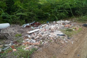 Illegal dumping of rubbish at Mt. Hartman National Park and Dove Sanctuary..